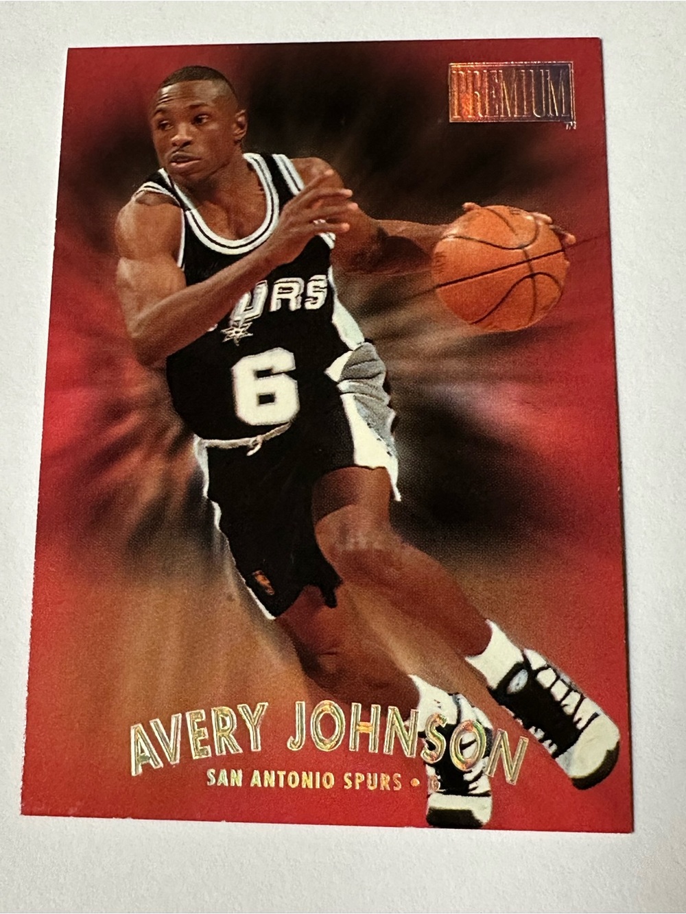 Avery Johnson San Antonio Spurs Basketball Card -